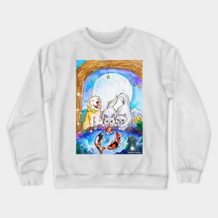 Magic Beside the Koi Pond Crewneck Sweatshirt